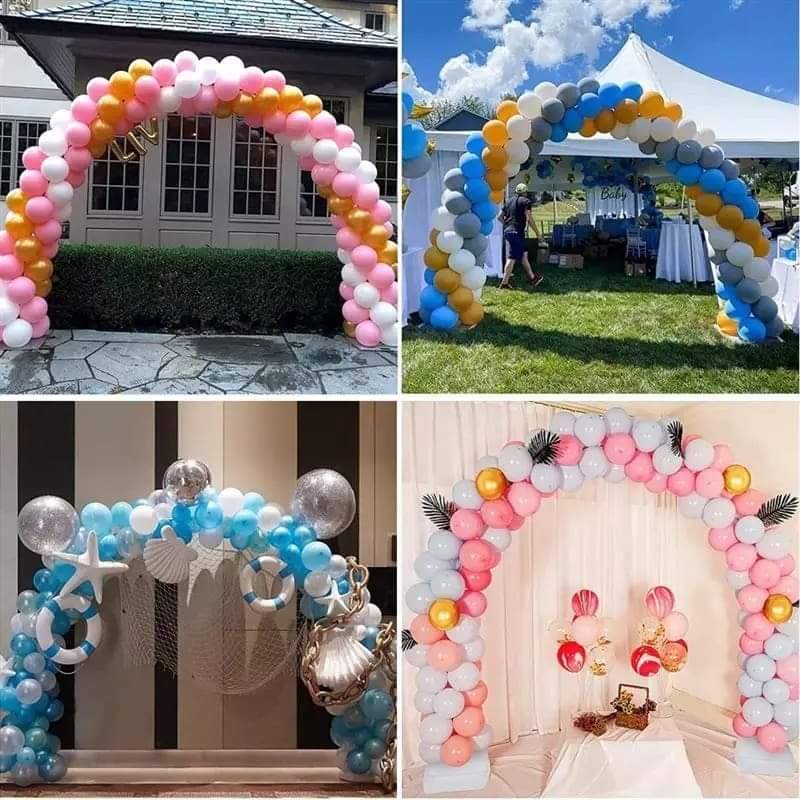 Balloon Arch Kit Stand For Wedding, Birthday Party Decoration Balloon Column Kit Stand, Plastic Balloon Arch Stand With Base And Pole For Latex Balloons Holder, Large Set Arch Column Stand Balloon Arch Kit Stand For Wedding, Birthday Party Decoration Balloon Column Kit Stand, Plastic Balloon Arch Stand With Base And Pole For Latex Balloons Holder, Large Set Arch Column Stand